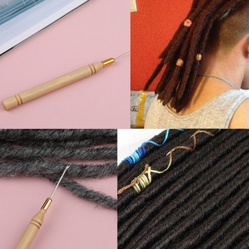 Nonvor Crochet Hook Wig Комплект игли за плетене на една кука Hair Weave Needle Carpets Making Repair Tool for Micro Braids Tools Инструменти за шиене