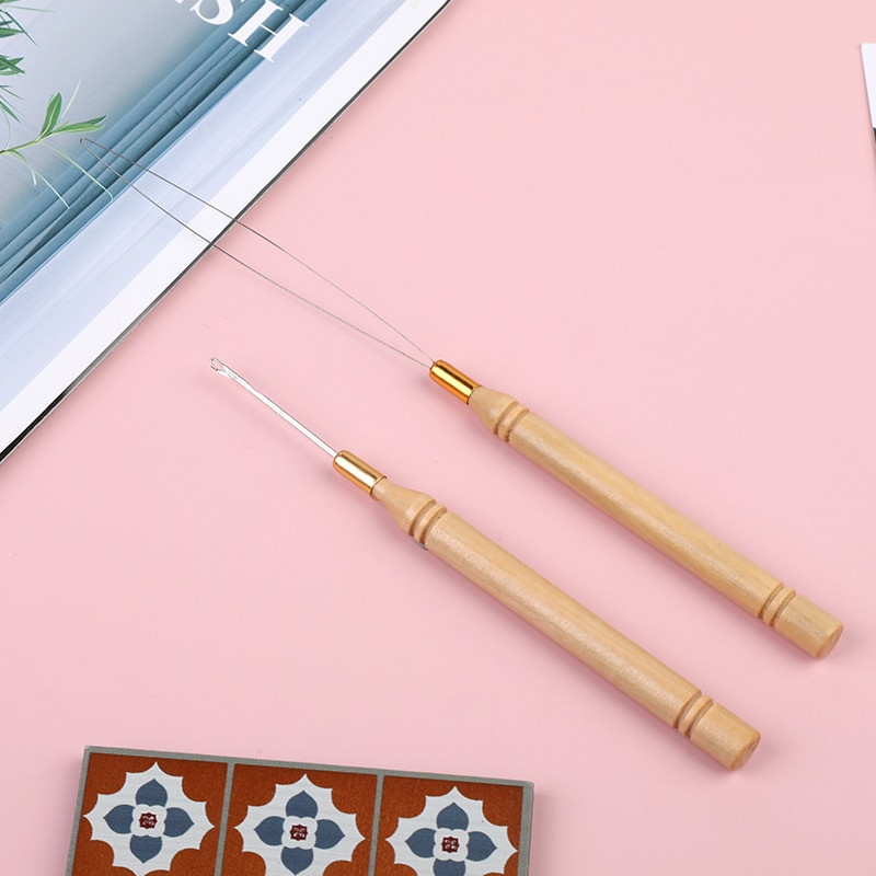 Nonvor heklana kuka perika set igala za heklanje kosa pletena igla tepisi izrada alata za popravak mikro pletenica alati alati za šivanje