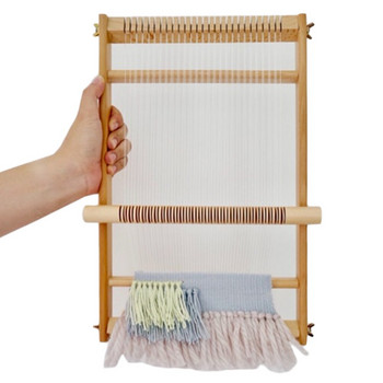 Направи си сам WoodenKnitting Machine WeavingFrame DIY Knitted Toys Wool WeavingHandcraft Домакински дървени инструменти за плетене