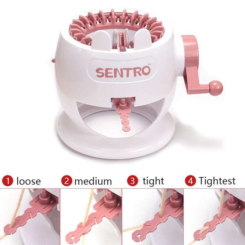 SENTRO 22 adatas adāmmašīnas, viedās aušanas adīšanas stelles, adīšanas dēļu rotācijas mašīna pieaugušajiem un bērniem šalles/cepures