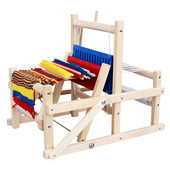 Dječji tkalački stan Mini vrteći stroj za pletenje Ručno izrađeni diy Izrada pređe Tkanje Kućne obrazovne igračke za odrasle učenike