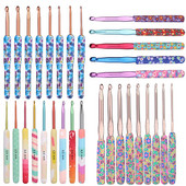 TLKKUE 5/8/9kom Kit kukica za vunenu pređu heklanje pletenje heklanje pleteni alat set alata za šivanje za šal džemper