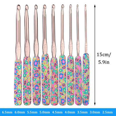 TLKKUE 5/8/9kom Kit kukica za vunenu pređu heklanje pletenje heklanje pleteni alat set alata za šivanje za šal džemper