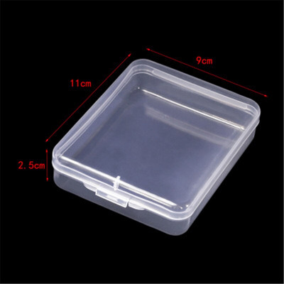 MIUSIE 6 kom / set Plastična prozirna kutija za pohranu Nakit Pilula Čip Organizator Kutija Nail Art Kutija za baterije Posuda za perle