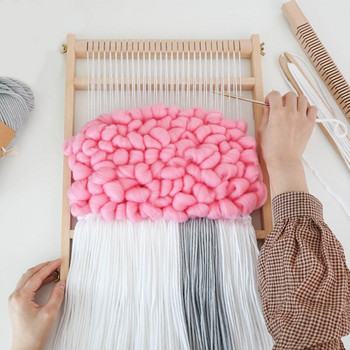Εργαλείο πλεξίματος μαλλί για ενήλικες DIY Loom Δημιουργικό μηχάνημα πλεξίματος μαλλί για ενήλικες Παιδικό χειροποίητο diy κατασκευή μαλλί κρεμαστό νήμα ταπετσαρίας
