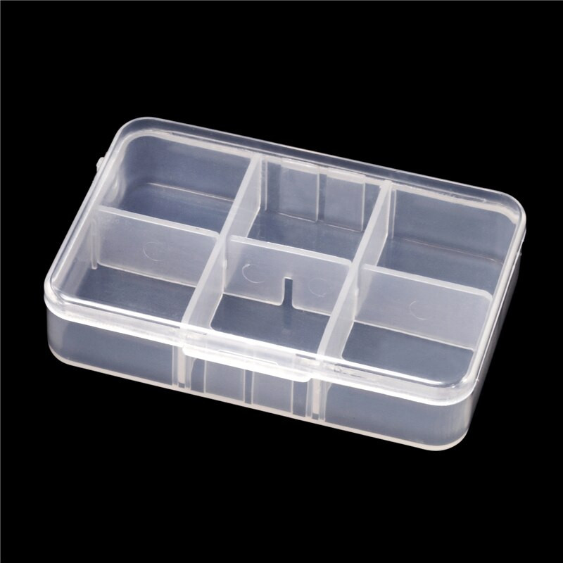 MIUSIE Πλαστικό μικρό διαφανές κουτί κοσμήματα σκουλαρίκι με χάντρες βιδωτή θήκη για χάπι Οργανωτής τσιπ Δοχείο ανθεκτικής αποθήκευσης Ζεστή προσφορά