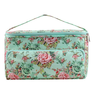 600D Oxfordi riidest kudumiskoti organiseerija lõngahoidik heegelnõela kudumisvardade jaoks villase hoiukangakott naistele