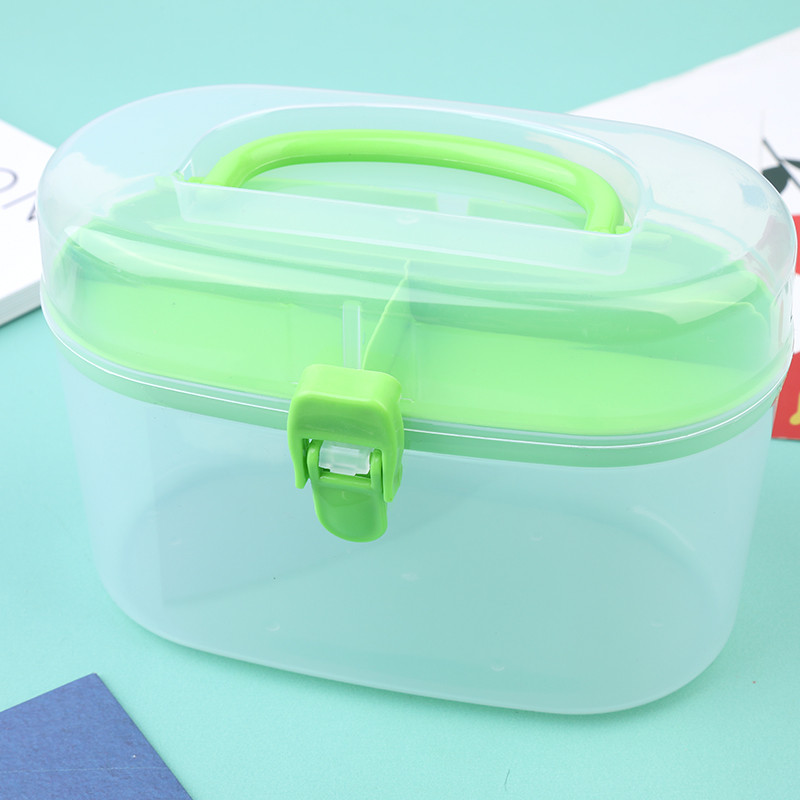 Nonvor 1Pcs Πλαστικό κουτί αποθήκευσης ραπτικής για κιτ ραψίματος Θήκη αποθήκευσης εργαλείων βελόνας κλωστή Ψαλίδι οργάνωσης Δοχείο κεντήματος