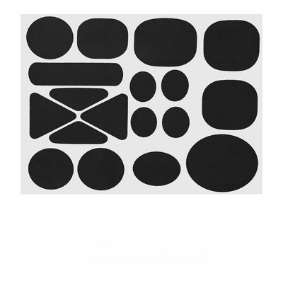 Lipnios juodos spalvos pleistrai pūkinėms striukėms kelnės, drabužių taisymas, plaunamas pleistras, drabužių siuvimo audinys