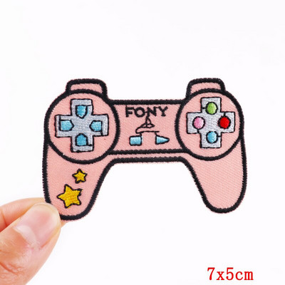 Dinozaur din desene animate Patch-uri pentru îmbrăcăminte Patch-uri termoadezive Petice drăguț cu animale de călcat pe broderie Patch-uri pe haine Aplicații
