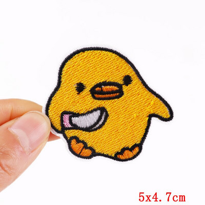 Dinozaur din desene animate Patch-uri pentru îmbrăcăminte Patch-uri termoadezive Petice drăguț cu animale de călcat pe broderie Patch-uri pe haine Aplicații