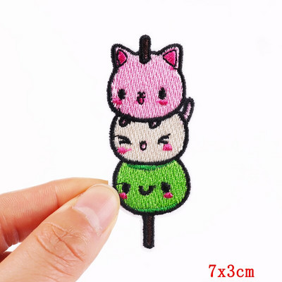Dinozaur din desene animate Patch-uri pentru îmbrăcăminte Patch-uri termoadezive Petice drăguț cu animale de călcat pe broderie Patch-uri pe haine Aplicații