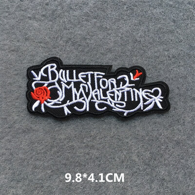 MUUSIKABAND Tikitud plaastrid riietel Kleebised isetegemine triikimine aplikatsioonid rõivaste plaastrid jakk Teksad kivitriibud