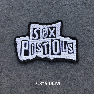 MUUSIKABAND Tikitud plaastrid riietel Kleebised isetegemine triikimine aplikatsioonid rõivaste plaastrid jakk Teksad kivitriibud