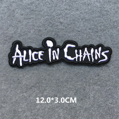 MUUSIKABAND Tikitud plaastrid riietel Kleebised isetegemine triikimine aplikatsioonid rõivaste plaastrid jakk Teksad kivitriibud