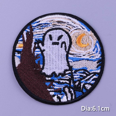 Pulaqi Mountain Waves plaaster rõivastele Loodusreisid plaastrid riietel DIY Camping sulav plaaster Applqiue tikitud plaastrid