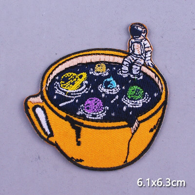 Pulaqi Mountain Waves plaaster rõivastele Loodusreisid plaastrid riietel DIY Camping sulav plaaster Applqiue tikitud plaastrid