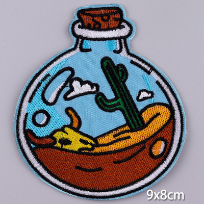 Pulaqi Mountain Waves plaaster rõivastele Loodusreisid plaastrid riietel DIY Camping sulav plaaster Applqiue tikitud plaastrid