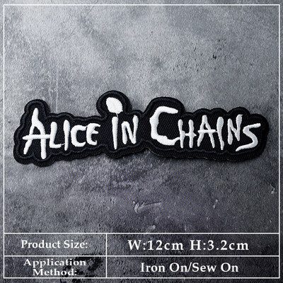 BAND DIY Vez Flaster Aplikacija Peglanje odjeće Pribor za šivanje Dekorativni flasteri PUNK ROCK METAL GLAZBA