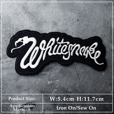 BAND DIY Vez Flaster Aplikacija Peglanje odjeće Pribor za šivanje Dekorativni flasteri PUNK ROCK METAL GLAZBA