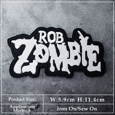 BAND DIY Vez Flaster Aplikacija Peglanje odjeće Pribor za šivanje Dekorativni flasteri PUNK ROCK METAL GLAZBA