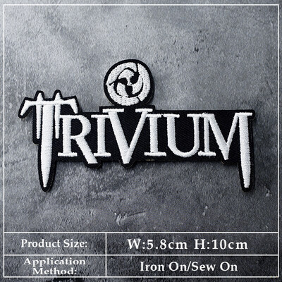 BAND DIY Vez Flaster Aplikacija Peglanje odjeće Pribor za šivanje Dekorativni flasteri PUNK ROCK METAL GLAZBA