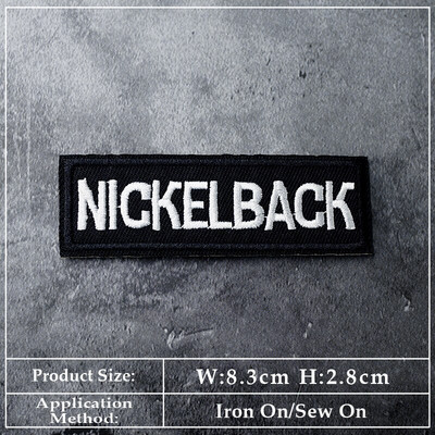 BAND DIY Vez Flaster Aplikacija Peglanje odjeće Pribor za šivanje Dekorativni flasteri PUNK ROCK METAL GLAZBA