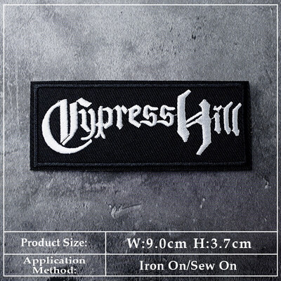 BAND DIY Vez Flaster Aplikacija Peglanje odjeće Pribor za šivanje Dekorativni flasteri PUNK ROCK METAL GLAZBA