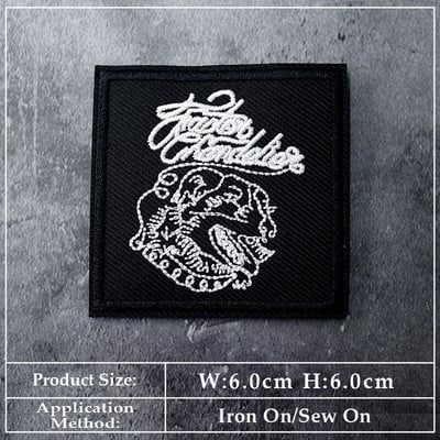 BAND DIY Vez Flaster Aplikacija Peglanje odjeće Pribor za šivanje Dekorativni flasteri PUNK ROCK METAL GLAZBA