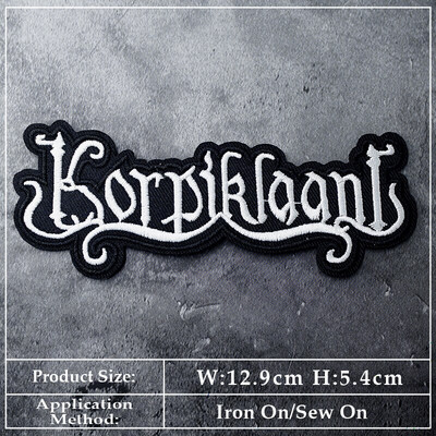 BAND DIY Vez Flaster Aplikacija Peglanje odjeće Pribor za šivanje Dekorativni flasteri PUNK ROCK METAL GLAZBA