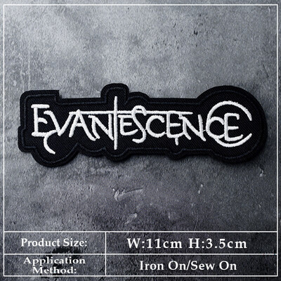 BAND DIY Vez Flaster Aplikacija Peglanje odjeće Pribor za šivanje Dekorativni flasteri PUNK ROCK METAL GLAZBA