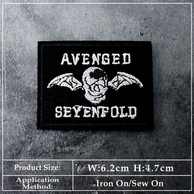 BAND DIY Vez Flaster Aplikacija Peglanje odjeće Pribor za šivanje Dekorativni flasteri PUNK ROCK METAL GLAZBA