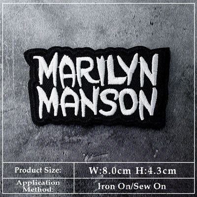 BAND DIY Vez Flaster Aplikacija Peglanje odjeće Pribor za šivanje Dekorativni flasteri PUNK ROCK METAL GLAZBA