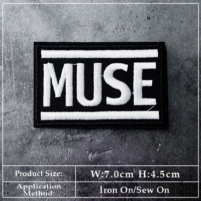 BAND DIY Vez Flaster Aplikacija Peglanje odjeće Pribor za šivanje Dekorativni flasteri PUNK ROCK METAL GLAZBA