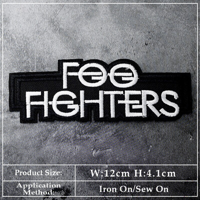 BAND DIY Vez Flaster Aplikacija Peglanje odjeće Pribor za šivanje Dekorativni flasteri PUNK ROCK METAL GLAZBA