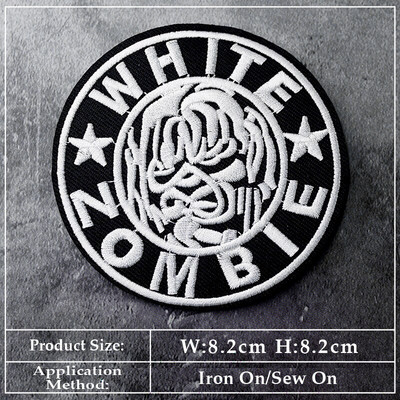 BAND DIY Vez Flaster Aplikacija Peglanje odjeće Pribor za šivanje Dekorativni flasteri PUNK ROCK METAL GLAZBA