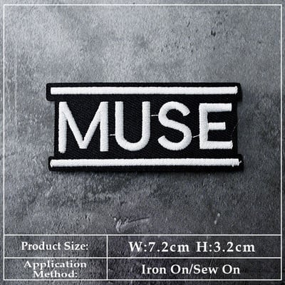 BAND DIY Vez Flaster Aplikacija Peglanje odjeće Pribor za šivanje Dekorativni flasteri PUNK ROCK METAL GLAZBA