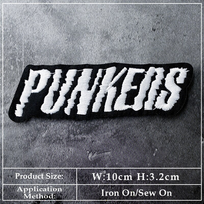 BAND DIY Vez Flaster Aplikacija Peglanje odjeće Pribor za šivanje Dekorativni flasteri PUNK ROCK METAL GLAZBA