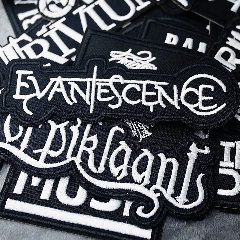 BAND DIY Vez Flaster Aplikacija Peglanje odjeće Pribor za šivanje Dekorativni flasteri PUNK ROCK METAL GLAZBA