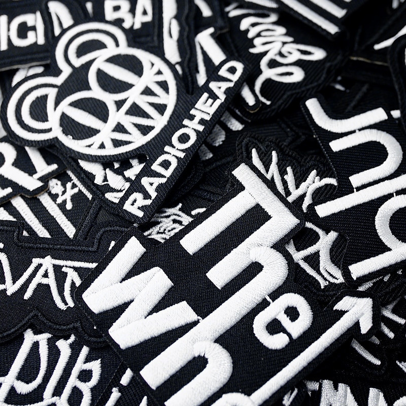 BAND DIY Vez Flaster Aplikacija Peglanje odjeće Pribor za šivanje Dekorativni flasteri PUNK ROCK METAL GLAZBA