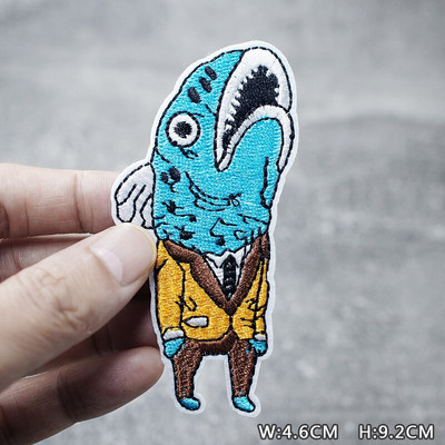 SKULL HEART EYE DIY Παιδικά μπαλώματα κέντημα για μπλουζάκι Σίδερο σε απλικέ Ρούχα Τζιν Αυτοκόλλητα Σήματα Parche ROCK MUSIC PUNK