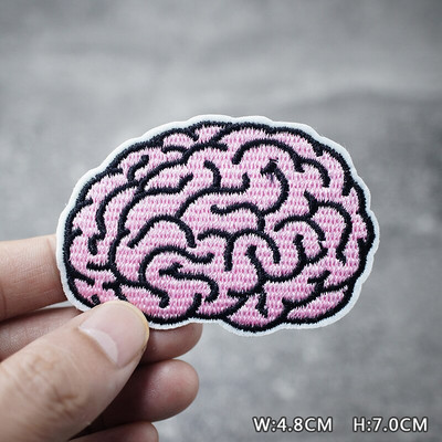 SKULL HEART EYE DIY Παιδικά μπαλώματα κέντημα για μπλουζάκι Σίδερο σε απλικέ Ρούχα Τζιν Αυτοκόλλητα Σήματα Parche ROCK MUSIC PUNK