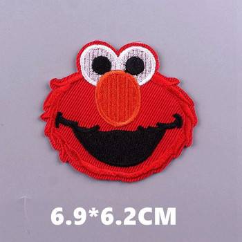 Cute Animals Dinosaur Patch Iron On Embroidered for Clothing Cartoon Anime Patches για Παιδικά Ρούχα Απλικέ Αυτοκόλλητα T-shirt
