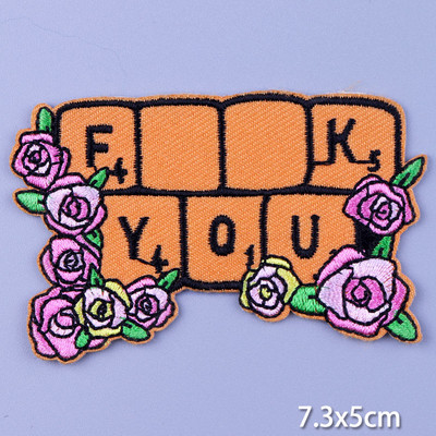 Money On Fire Patch Σίδερο σε μπαλώματα σε ρούχα απλικέ Μπουφάν ραπτικής Ρίγες Κεντημένο σήμα Fusible Patch Φτηνά πράγματα