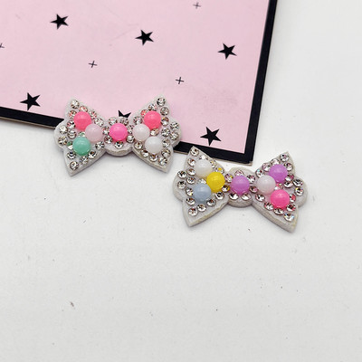 20 τμχ/ παρτίδα Απλικέ με στρας & Pearl Cat Star Rabbit Heart for DIY Clothes Patch Καπέλο Παπούτσια Καπέλα Κλιπ μαλλιών Διακοσμητικά μπαλώματα
