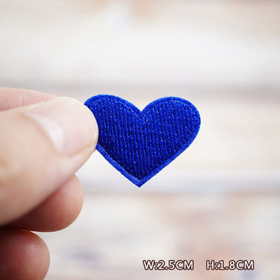 Boja Srce Plavo Zeleno Bijelo Crno Uradi sam zakrpe Vez za majice Peglanje na aplikacijama Odjeća Traperice Naljepnice Bedževi Parche