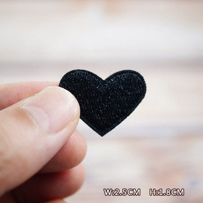 Boja Srce Plavo Zeleno Bijelo Crno Uradi sam zakrpe Vez za majice Peglanje na aplikacijama Odjeća Traperice Naljepnice Bedževi Parche