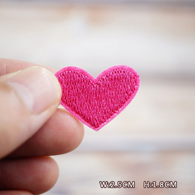 Boja Srce Plavo Zeleno Bijelo Crno Uradi sam zakrpe Vez za majice Peglanje na aplikacijama Odjeća Traperice Naljepnice Bedževi Parche