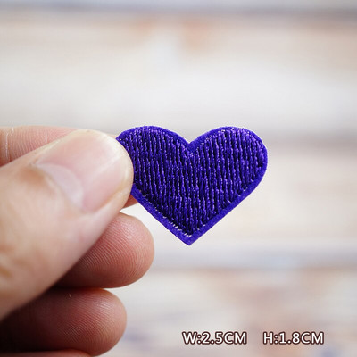 Boja Srce Plavo Zeleno Bijelo Crno Uradi sam zakrpe Vez za majice Peglanje na aplikacijama Odjeća Traperice Naljepnice Bedževi Parche