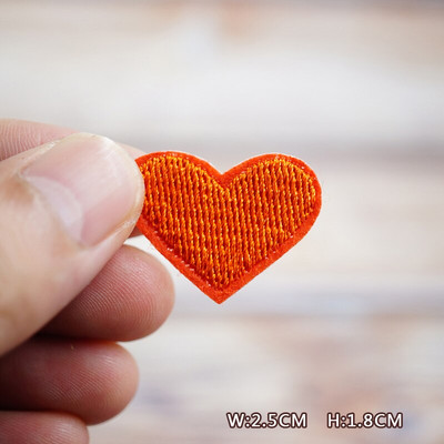 Boja Srce Plavo Zeleno Bijelo Crno Uradi sam zakrpe Vez za majice Peglanje na aplikacijama Odjeća Traperice Naljepnice Bedževi Parche